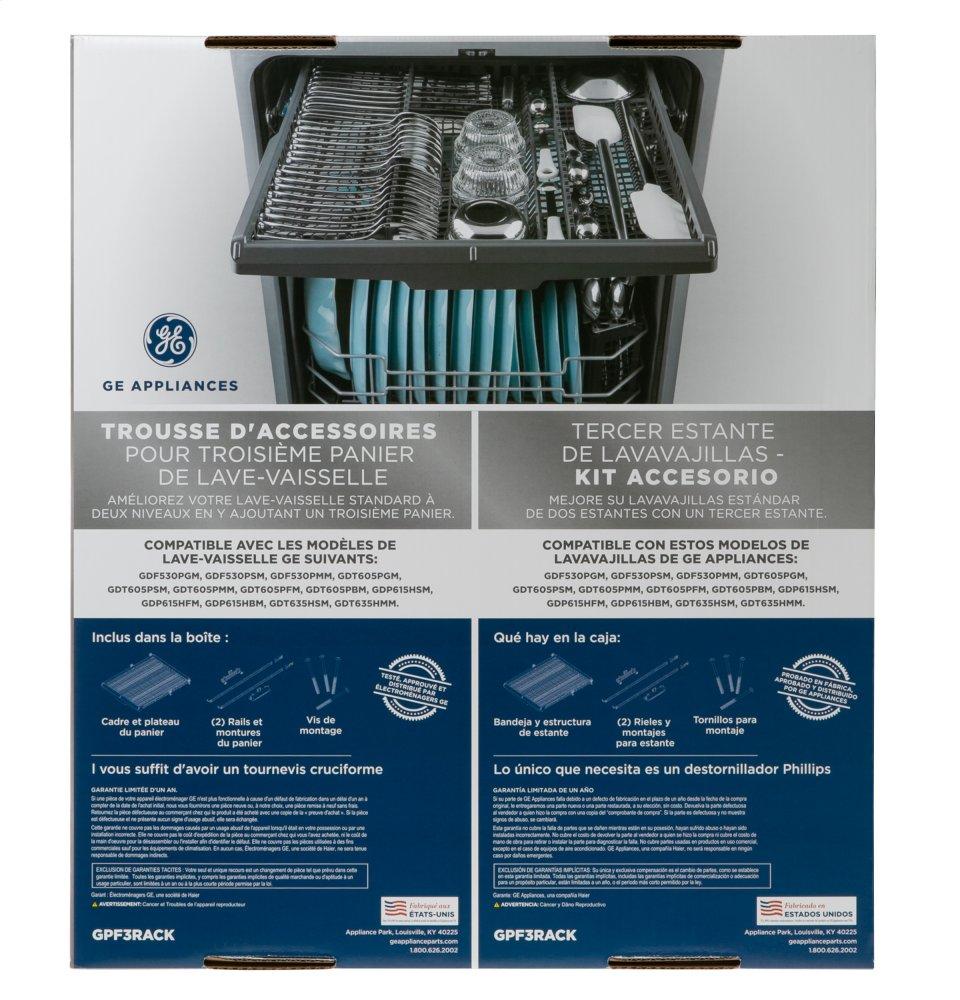 Ge Appliances GPF3RACK Dishwasher Third Rack Accessory Kit