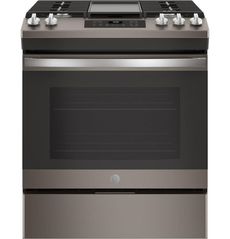 Ge Appliances JGSS66EELES Ge® 30" Slide-In Front Control Gas Range