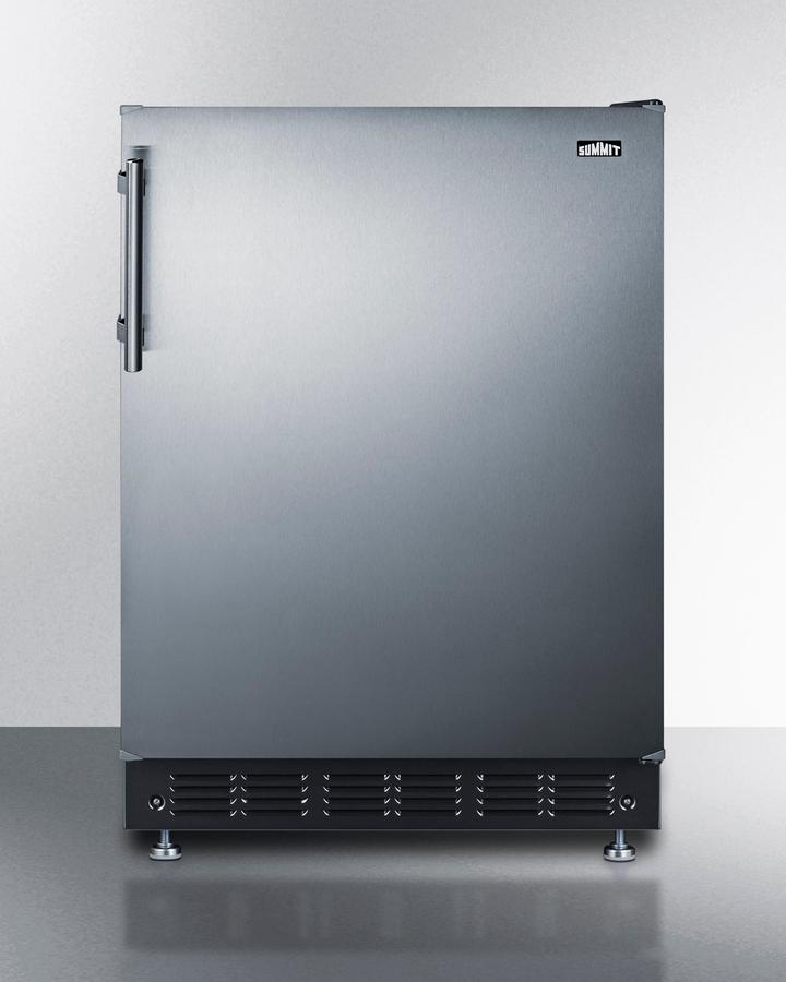 Summit FF6BK2SSRS 24" Wide All-Refrigerator