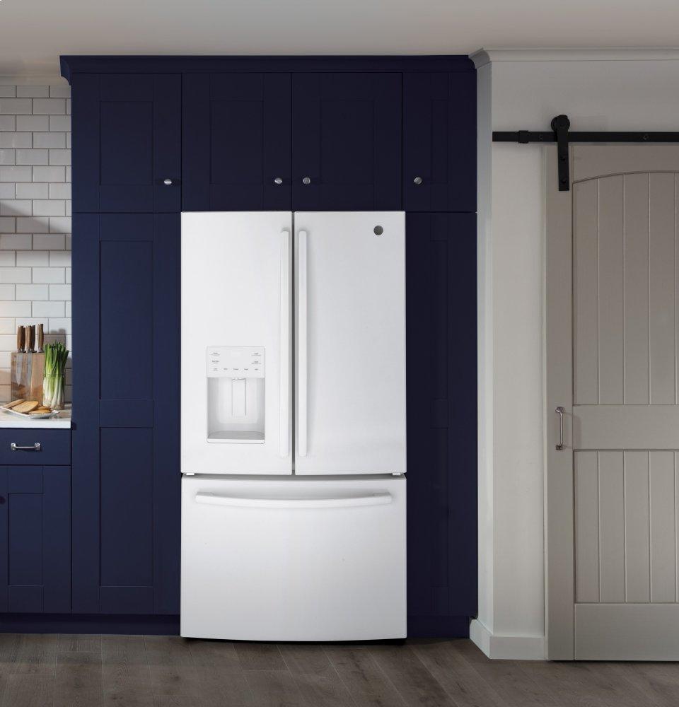Ge Appliances GFE26JGMWW Ge® Energy Star® 25.6 Cu. Ft. French-Door Refrigerator