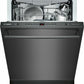 Bosch SHXM4AY54N 100 Series Dishwasher 24'' Black Stainless Steel, Xxl Shxm4Ay54N