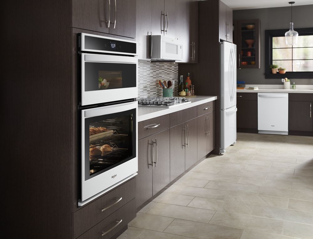 Whirlpool WOC54EC0HW 6.4 Cu. Ft. Smart Combination Wall Oven With Touchscreen