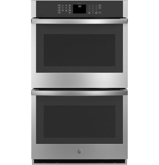 Ge Appliances JTD3000SNSS Ge® 30" Smart Built-In Self-Clean Double Wall Oven With Never-Scrub Racks