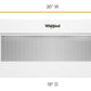 Whirlpool WML75011HW 1.1 Cu. Ft. Low Profile Microwave Hood Combination