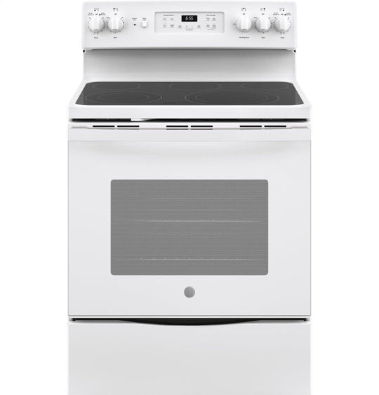 Ge Appliances JB655DKWW Ge® 30" Free-Standing Electric Convection Range