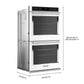 Kitchenaid KOED530PWH Kitchenaid® Double Wall Ovens With Air Fry Mode