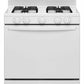 Amana AGR4230BAW 30-Inch Gas Range With Easyaccess Broiler Door - White