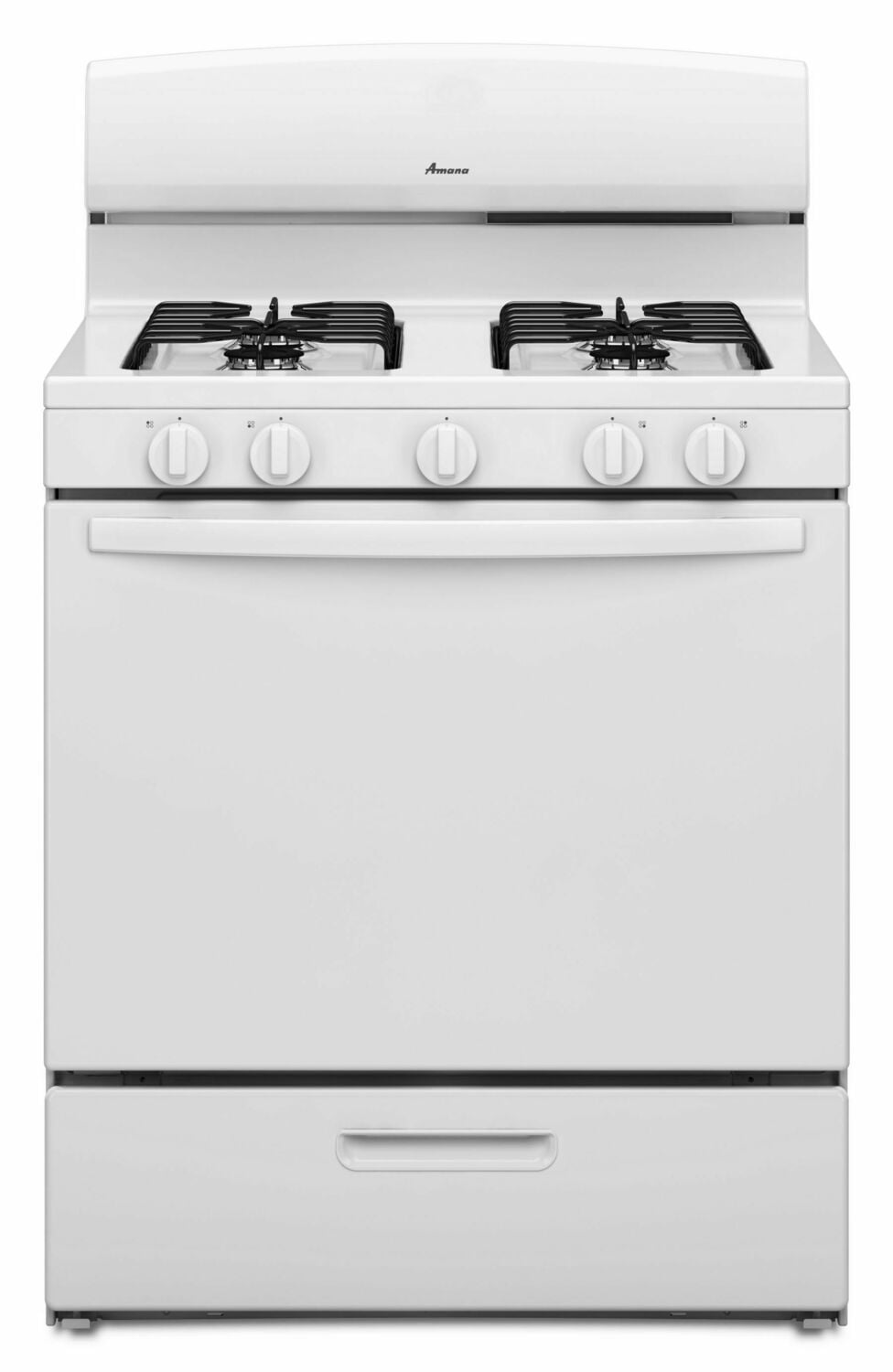 Amana AGR4230BAW 30-Inch Gas Range With Easyaccess Broiler Door - White