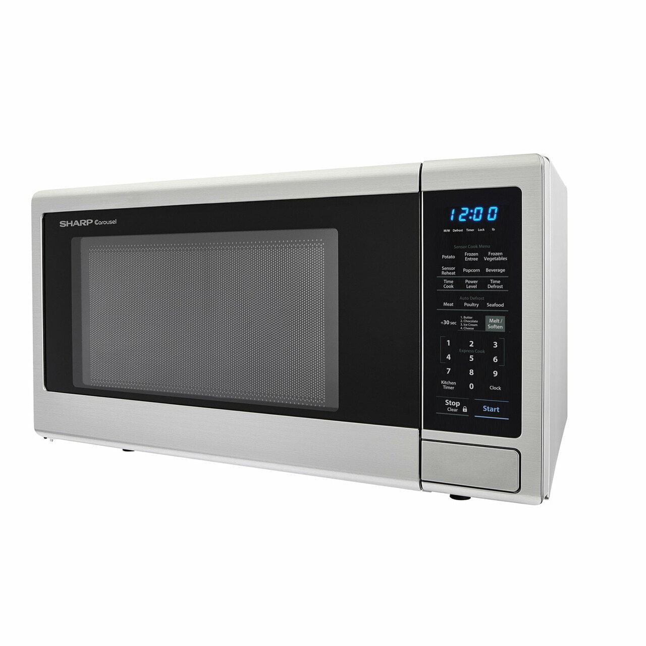 Sharp SMC1842CS 1.8 Cu. Ft. 1100W Sharp Stainless Steel Countertop Microwave Oven