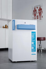 Summit FS407LBIMED2ADA Built-In Undercounter Medical/Scientific All-Freezer In Ada Height, With Front Control Panel Equipped With A Digital Thermostat And Nist Calibrated Thermometer/Alarm