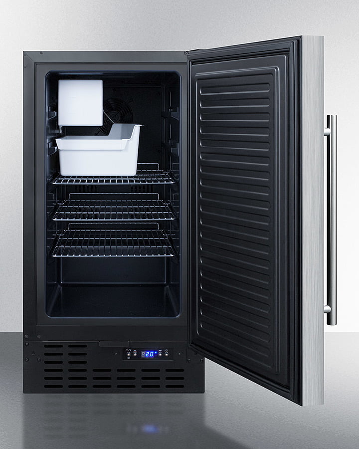 Summit BIM18SS 18" 8 Lb. Drain-Free Icemaker