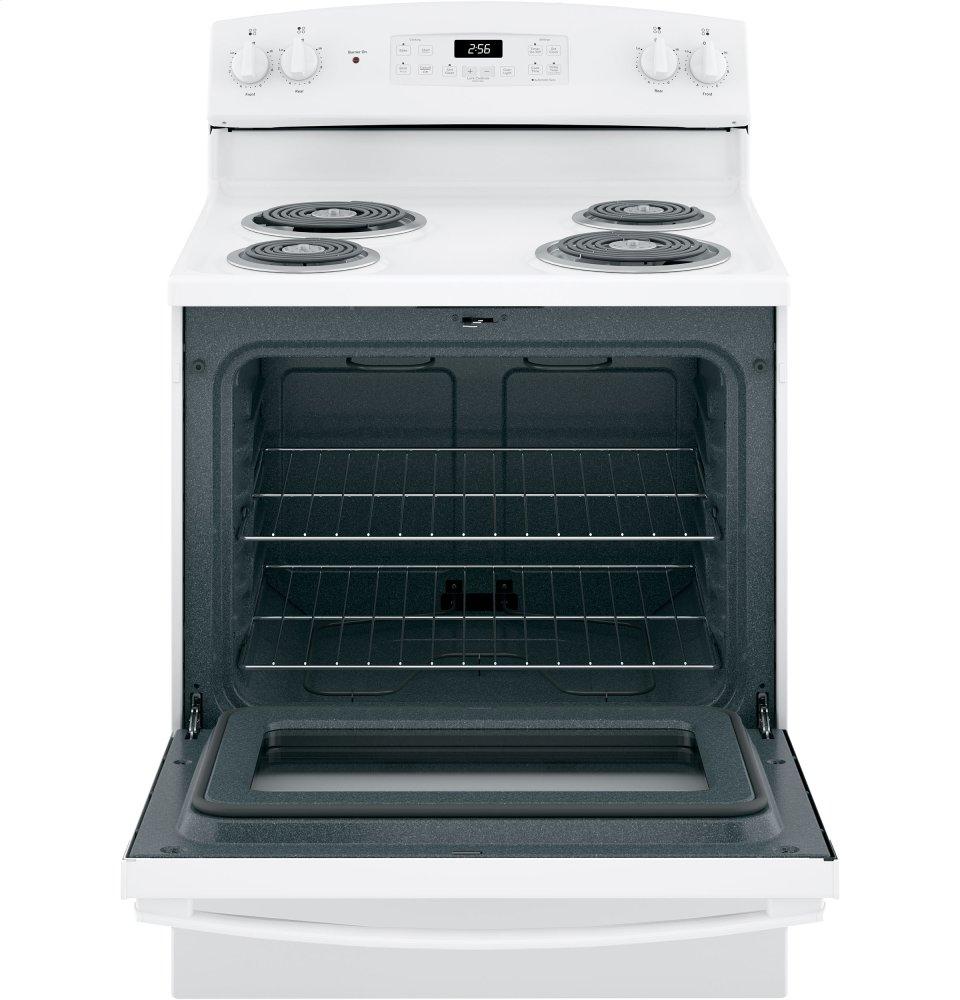 Ge Appliances JB256DMWW Ge® 30" Free-Standing Electric Range