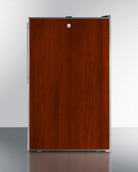 Summit FF521BLBIFRADA Ada Compliant 20" Wide Built-In Undercounter All-Refrigerator For General Purpose Use, Auto Defrost With A Lock And Ss Door Frame For Slide-In Custom Panels