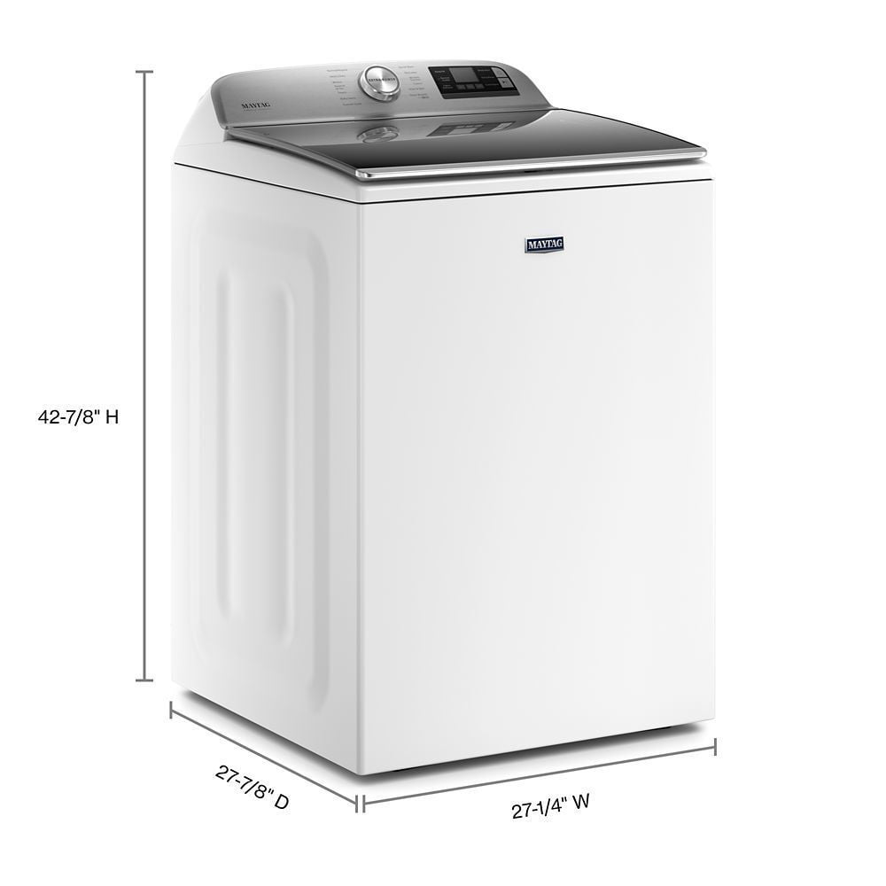 Maytag MVW7232HW Smart Capable Top Load Washer With Extra Power Button - 5.3 Cu. Ft.