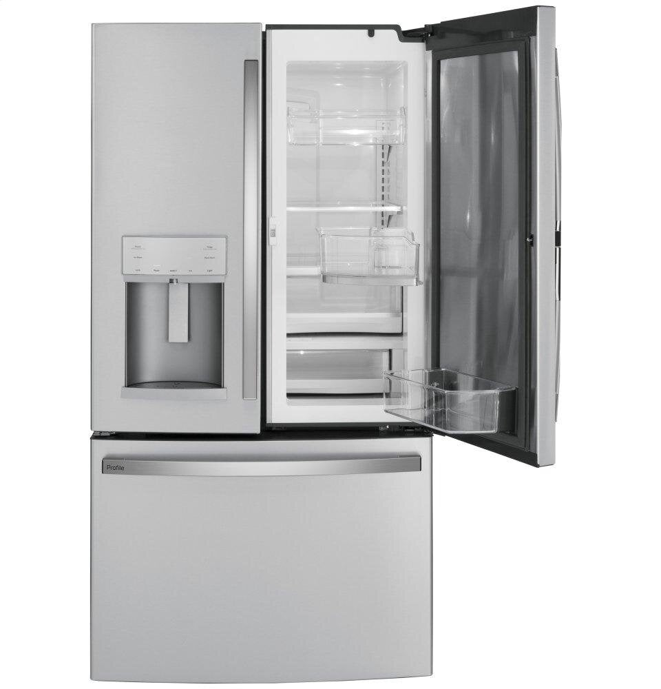 Ge Appliances PFD28KYNFS Ge Profile™ Series 27.7 Cu. Ft. Fingerprint Resistant French-Door Refrigerator With Door In Door And Hands-Free Autofill
