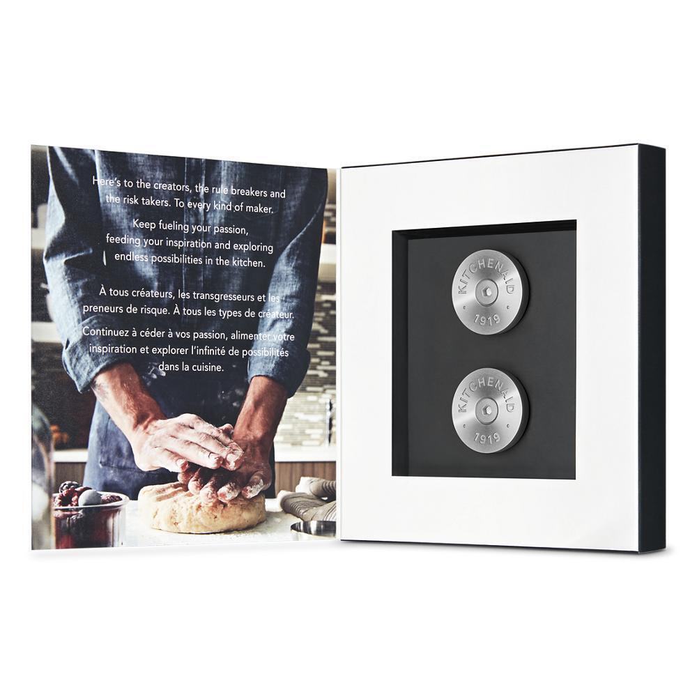 Amana W11368841SI Kitchenaid® Commercial-Style Range Handle Medallion Kit