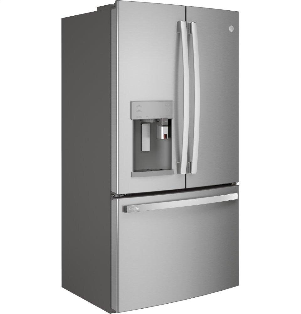 Ge Appliances PFE28PYNFS Ge Profile™ Series Energy Star® 27.7 Cu. Ft. Smart Fingerprint Resistant French-Door Refrigerator With Keurig® K-Cup® Brewing System