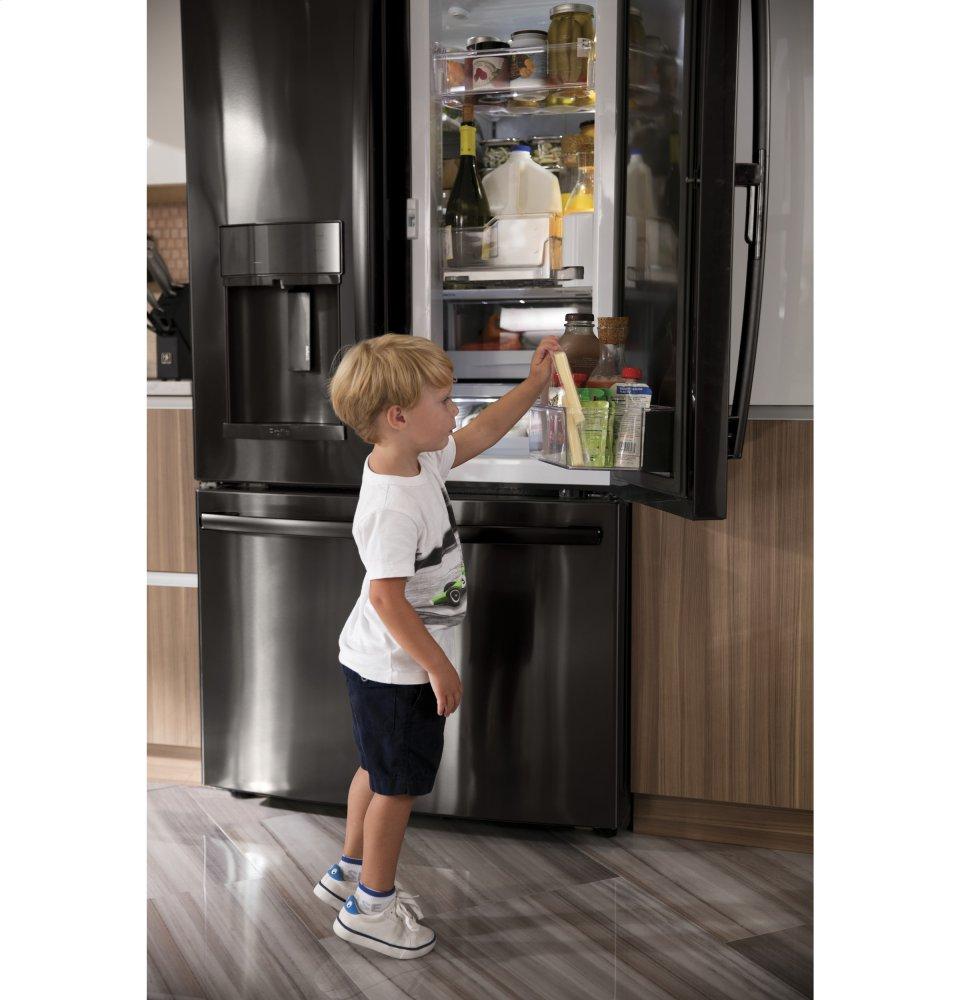 Ge Appliances PFD28KBLTS Ge Profile™ Series 27.7 Cu. Ft. French-Door Refrigerator With Door In Door And Hands-Free Autofill