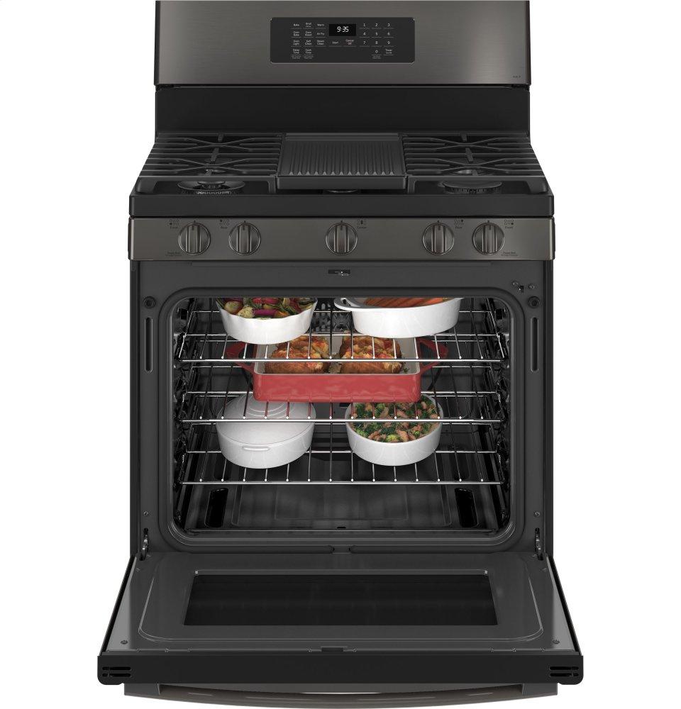 Ge Appliances PGB935BPTS Ge Profile™ Smart 30" Free-Standing Self Clean Gas Range With No Preheat Air Fry