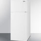 Summit BKRF1118W Frost-Free Break Room Refrigerator-Freezer In White With Nist Calibrated Alarm/Thermometers