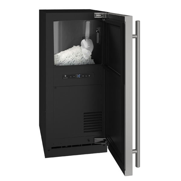 U-Line UHNB315SS01A Hnb315 / Hnp315 15" Nugget Ice Machine With Stainless Solid Finish, No (115 V/60 Hz Volts /60 Hz Hz)