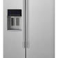 Whirlpool WRSA71CIHZ 36-Inch Wide Contemporary Handle Counter Depth Side-By-Side Refrigerator - 21 Cu. Ft.