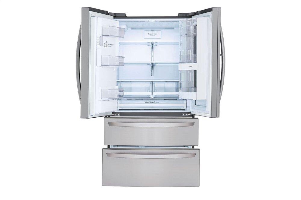 Lg LMXS28596S 28 Cu. Ft. Smart Wi-Fi Enabled Instaview™ Door-In-Door® Refrigerator
