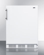 Summit CT661ADA Ada Compliant Freestanding Refrigerator-Freezer For Residential Use, Cycle Defrost With Deluxe Interior And White Finish