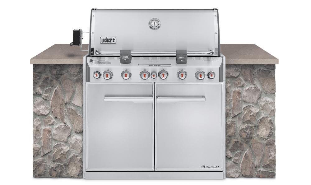 Weber 7460001 Summit® S-660&#8482; Natural Gas Grill - Stainless Steel
