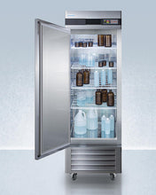 Summit ARS23MLLH Performance Series Pharma-Lab 23 Cu.Ft. All-Refrigerator In Stainless Steel With Left Hand Door Swing