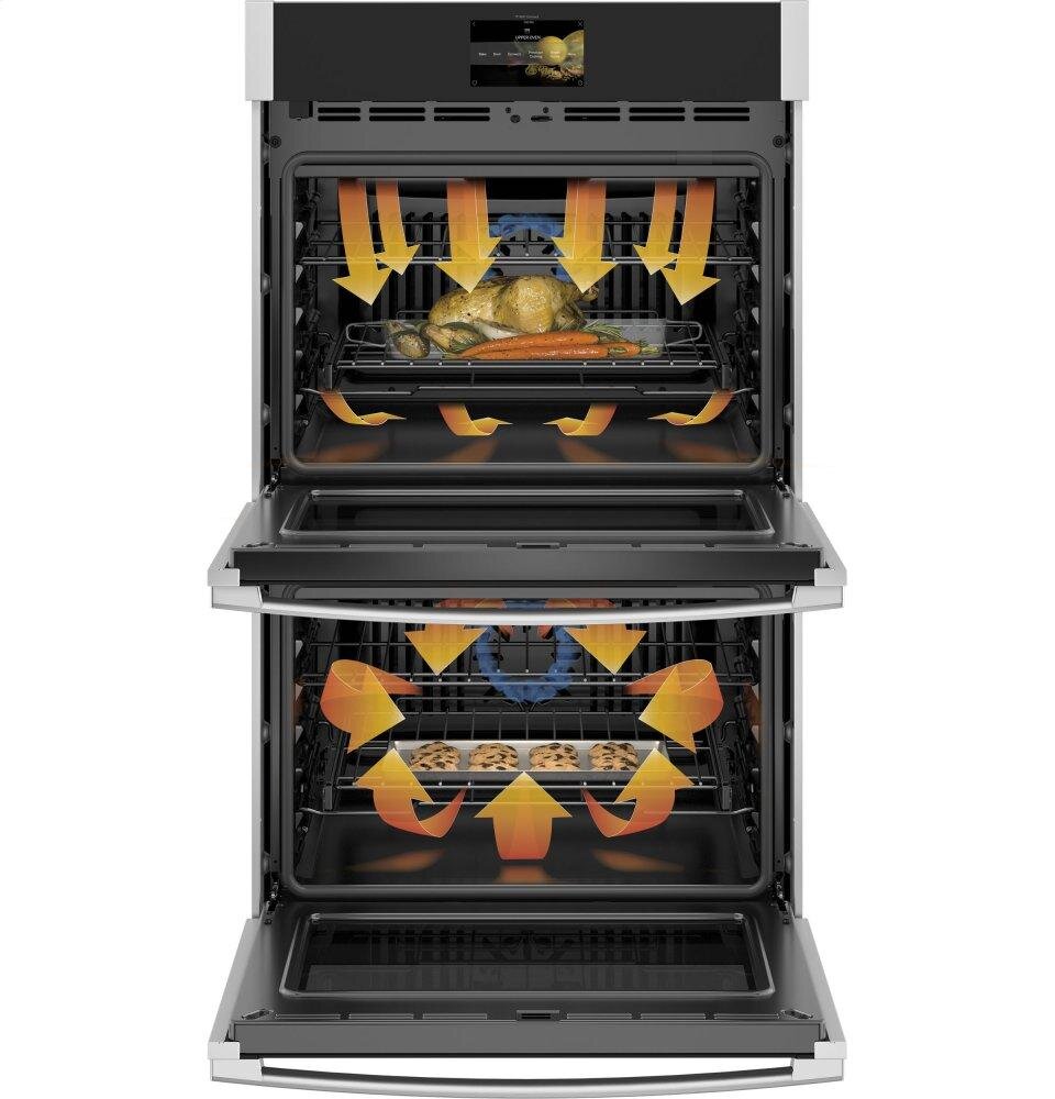 Ge Appliances PTD7000BNTS Ge Profile™ 30" Smart Built-In Convection Double Wall Oven With No Preheat Air Fry And Precision Cooking