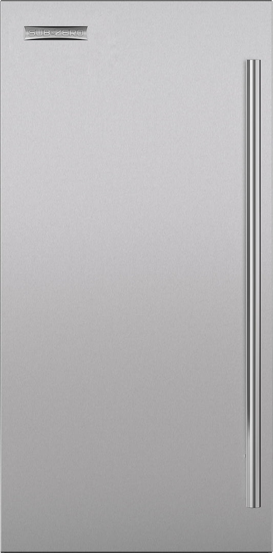 Sub-Zero 7030430 15" Stainless Door Panel With Tubular Handle