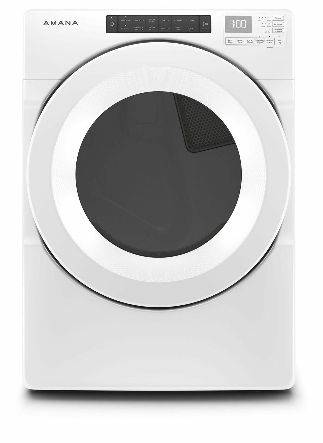 Amana NED5800HW 7.4 Cu. Ft. Front-Load Dryer With Sensor Drying - White