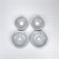 Maytag W10291024 Round Electric Range Burner Drip Bowls - Gray