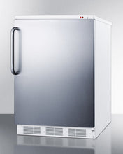 Summit VT65MSSTB Freestanding Medical All-Freezer Capable Of -25 C Operation, With Wrapped Stainless Steel Door And Towel Bar Handle