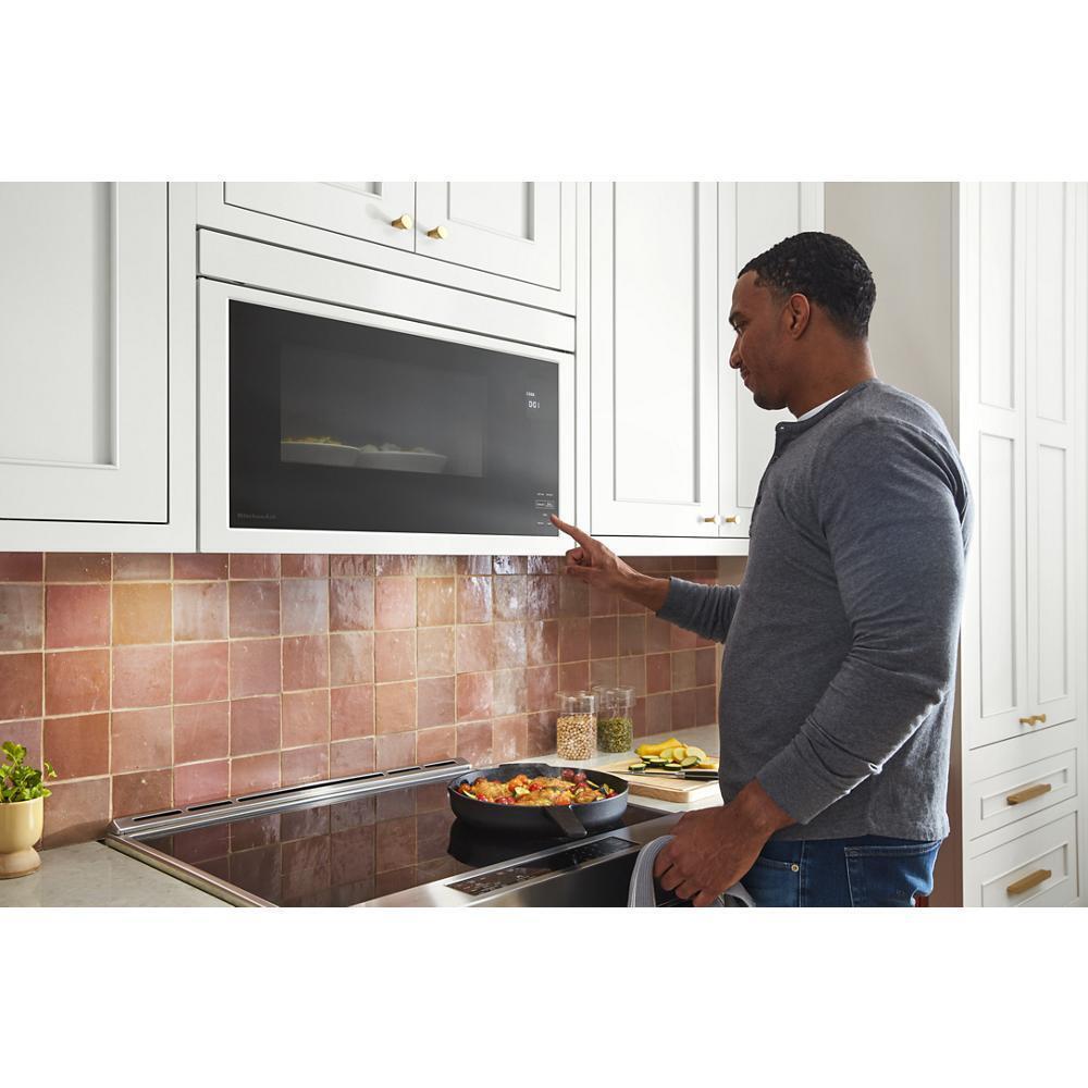 Kitchenaid KMMF330PWH Over-The-Range Microwave With Flush Built-In Design