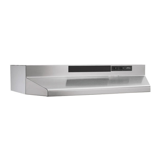 Broan F404204 42" Convertible Range Hood, Stainless Steel
