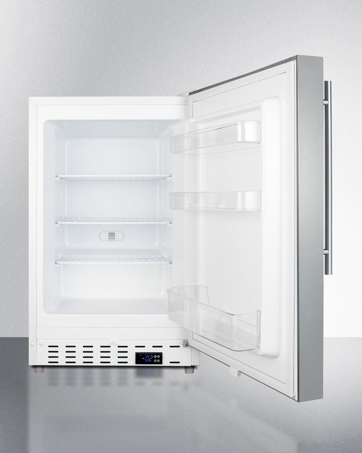 Summit ALFZ36CSSHV 20" Wide Built-In All-Freezer, Ada Compliant