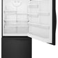 Whirlpool WRB329DMBB 30-Inches Wide Bottom-Freezer Refrigerator With Spillguard Glass Shelves - 18.7 Cu. Ft.