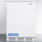 Summit FF6 Freestanding Counter Height All-Refrigerator For General Purpose Use, With Automatic Defrost Operation And White Exterior