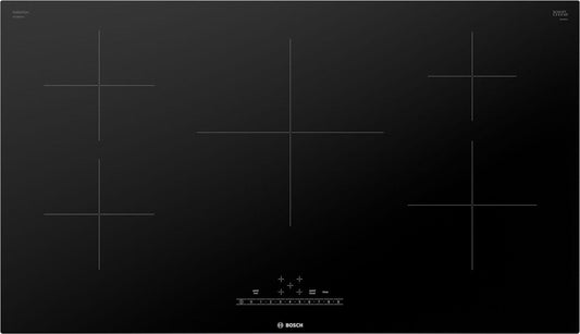 Bosch NIT5660UC 500 Series Induction Cooktop 36'' Black, Surface Mount Without Frame Nit5660Uc