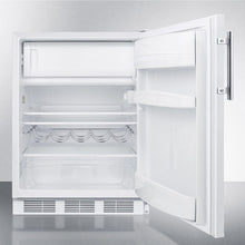Summit CT661WADA Ada Compliant Freestanding Refrigerator-Freezer For Residential Use, Cycle Defrost With Deluxe Interior And White Finish