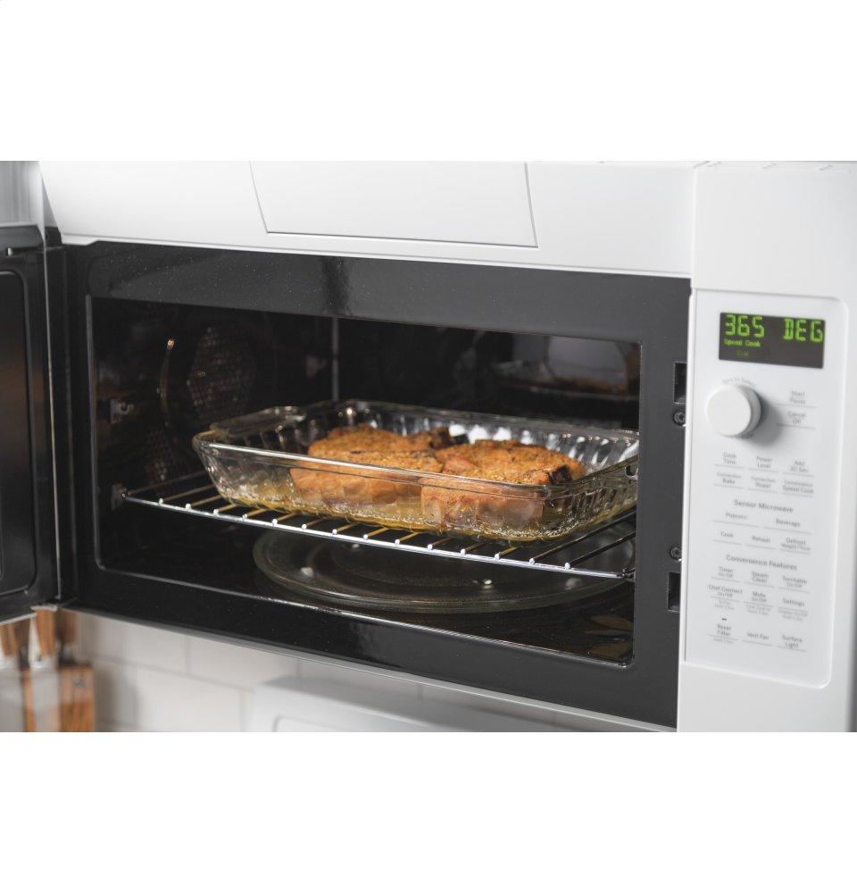 Ge Appliances PVM9179DKWW Ge Profile™ 1.7 Cu. Ft. Convection Over-The-Range Microwave Oven