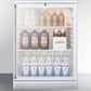 Summit SCR600GLBISH Commercially Listed 5.5 Cu.Ft. Built-In Undercounter Beverage Center In A 24
