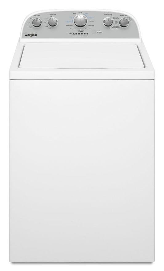 Whirlpool WTW4950HW 3.9 Cu. Ft. Top Load Washer With Soaking Cycles, 12 Cycles