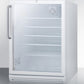 Summit SCR600GLTBADA Commercially Listed Ada Compliant 5.5 Cu.Ft. Freestanding Beverage Center In A 24