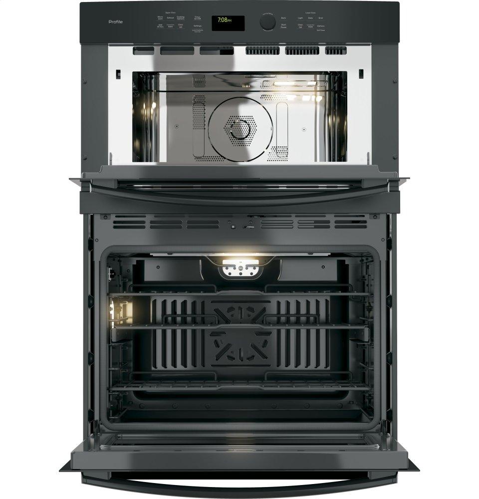 Ge Appliances PT7800DHBB Ge Profile™ 30" Built-In Combination Convection Microwave/Convection Wall Oven