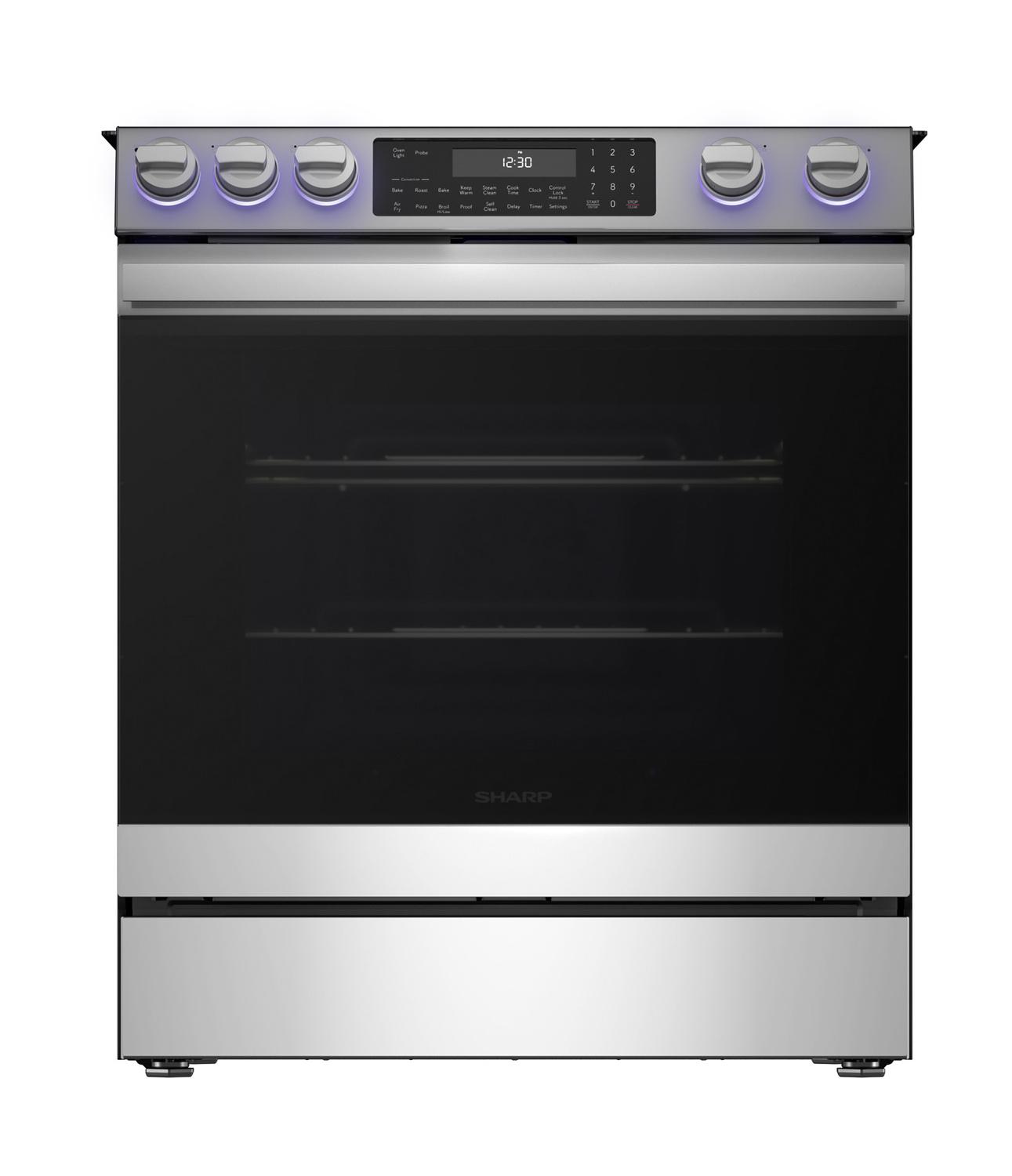 Sharp SSR3065JS 30 In. Electric Convection Slide-In Range With Air Fry