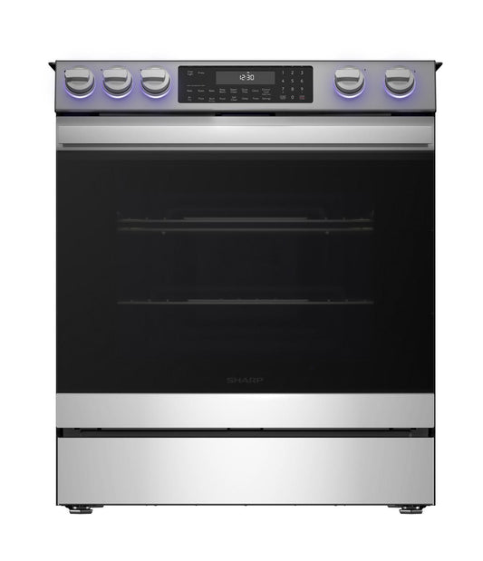 Sharp SSR3065JS 30 In. Electric Convection Slide-In Range With Air Fry