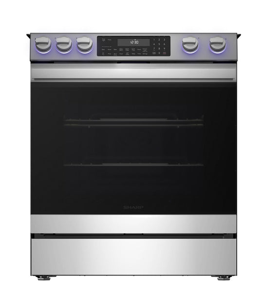 Sharp SSR3065JS 30 In. Electric Convection Slide-In Range With Air Fry